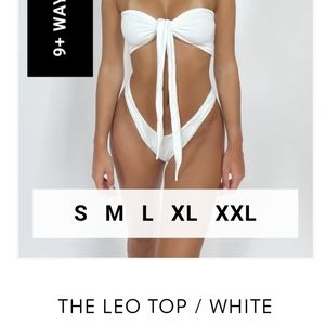 437 Leo Top in White